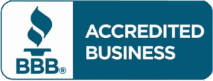 Castillo's Gutters & Aluminum LLC is BBB Accredited. seal