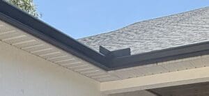 well constructed soffit, fascia and gutters