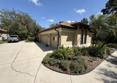 recent seamless aluminum gutter installation in brandon
